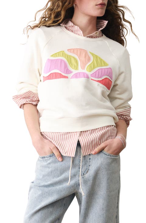 Cloud 9 Terry Sun Appliqué Sweatshirt