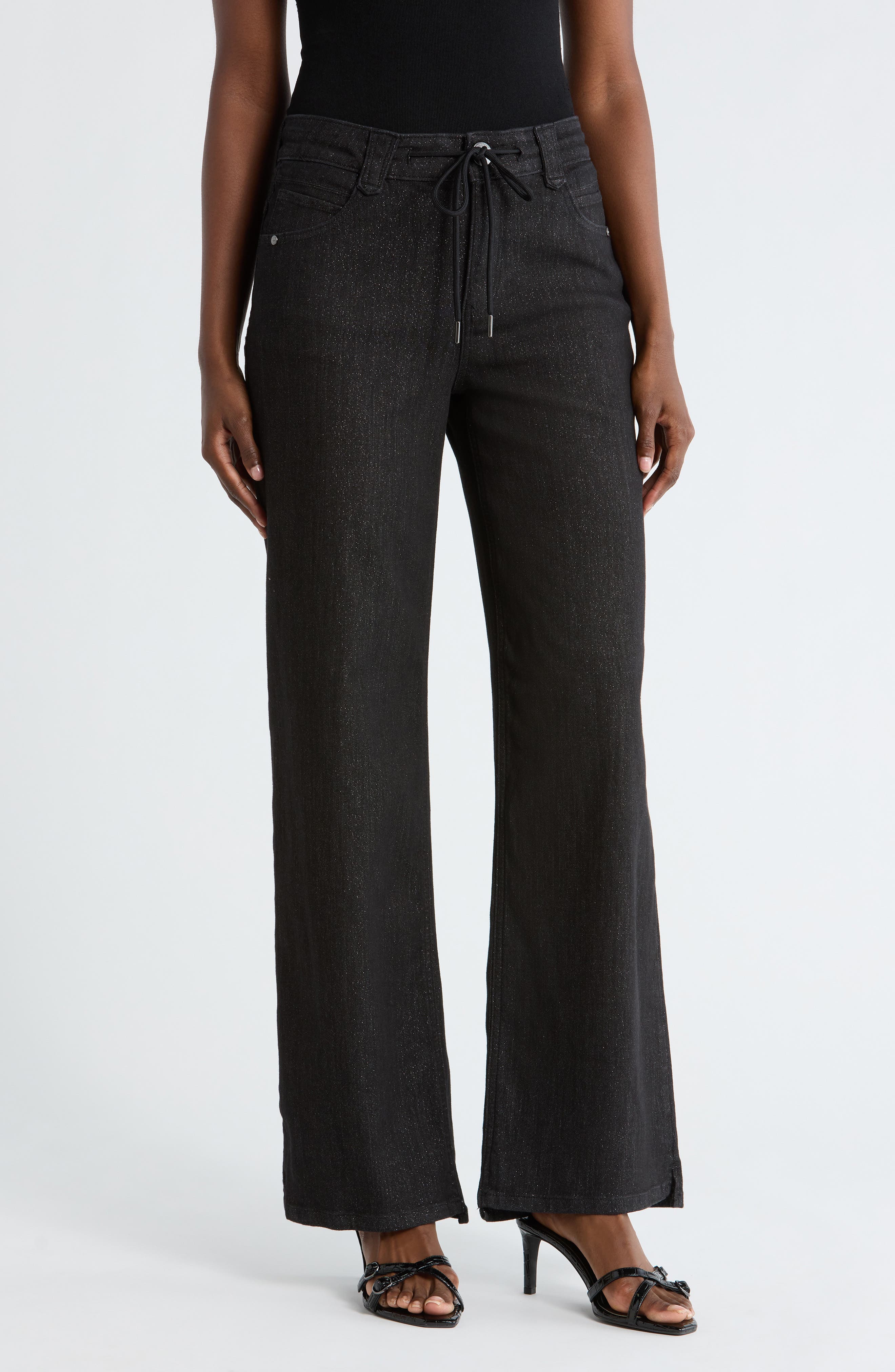 Democracy Ab Leis High Waist Drawstring Waist Pants