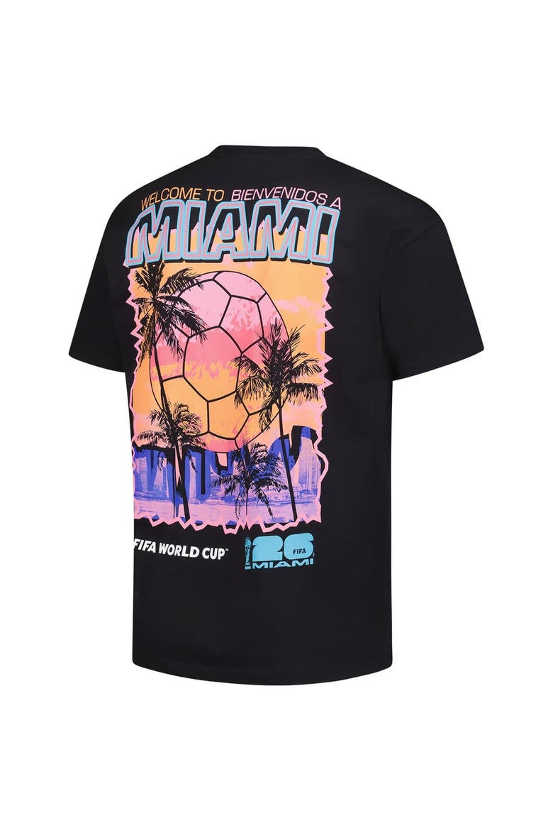 Men's Outerstuff  Black 2026 FIFA World Cup Miami Host City Local Oversized T-Shirt, Alternate, color, Black