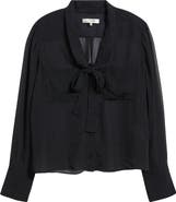 FRAME The Polka Dot Modern Tie Shirt