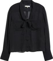 FRAME The Polka Dot Modern Tie Shirt