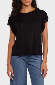 matty m. Ruffle T-Shirt