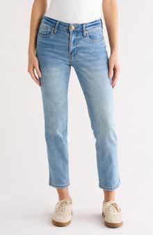 STS Blue Drew High Waist Ankle Slim Straight Leg Jeans
