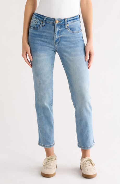 STS Blue Drew High Waist Ankle Slim Straight Leg Jeans