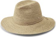 Helen Kaminski Desmonda Packable Raffia Crochet Fedora