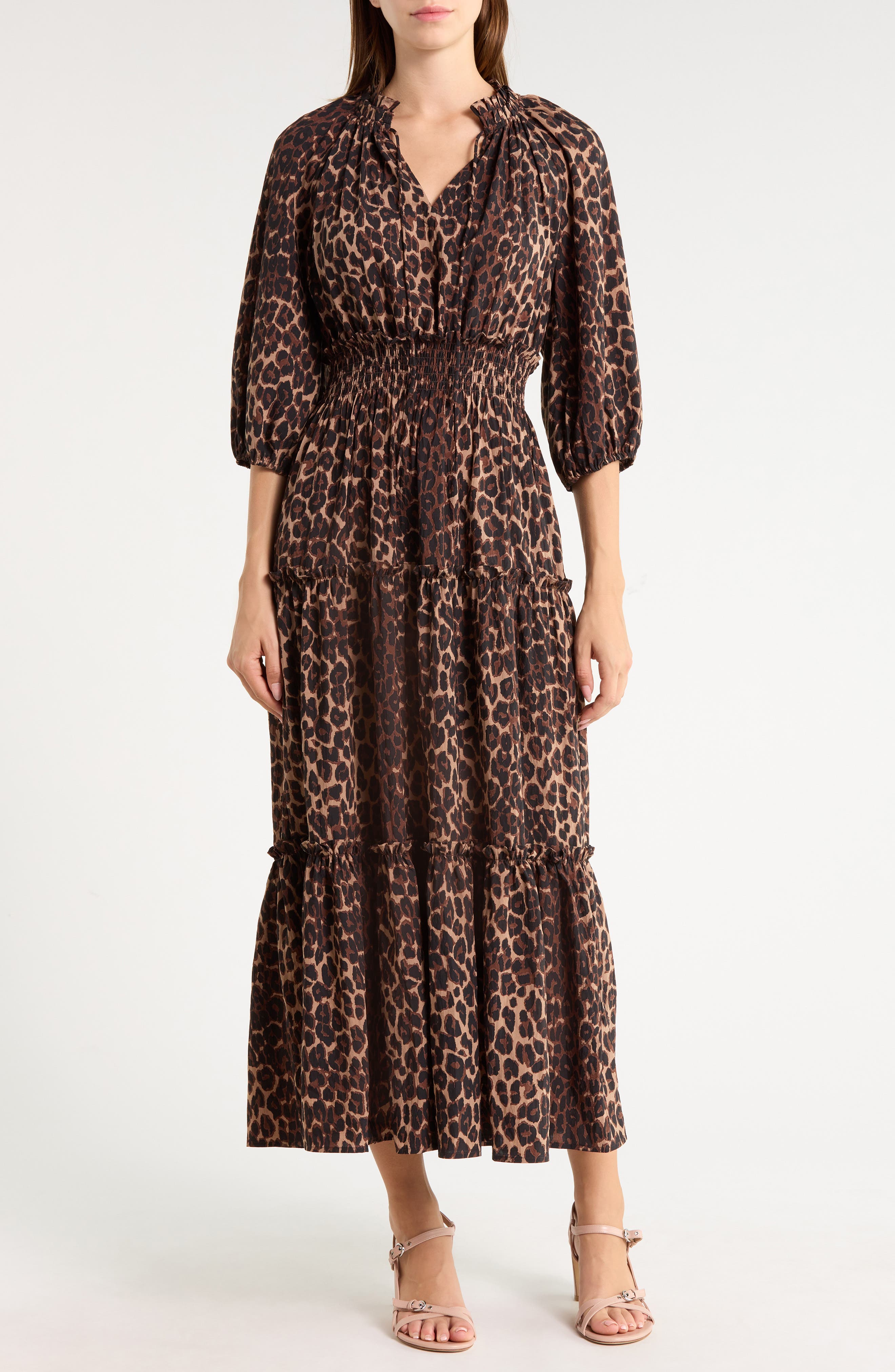 Caterine Smocked Waist Dress