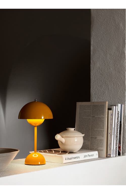 Ameico Flowerpot Portable Wireless Table Lamp Vp9 In Yellow