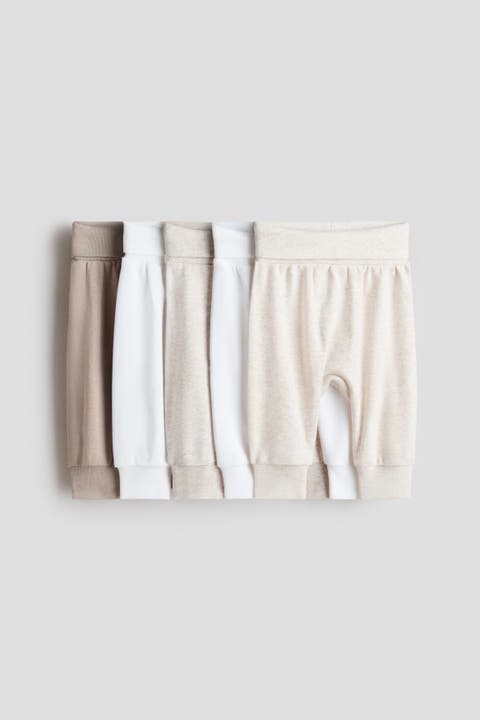 5-pack Foldover-waist Pants