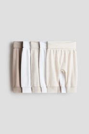 H&M 5-pack Foldover-waist Pants