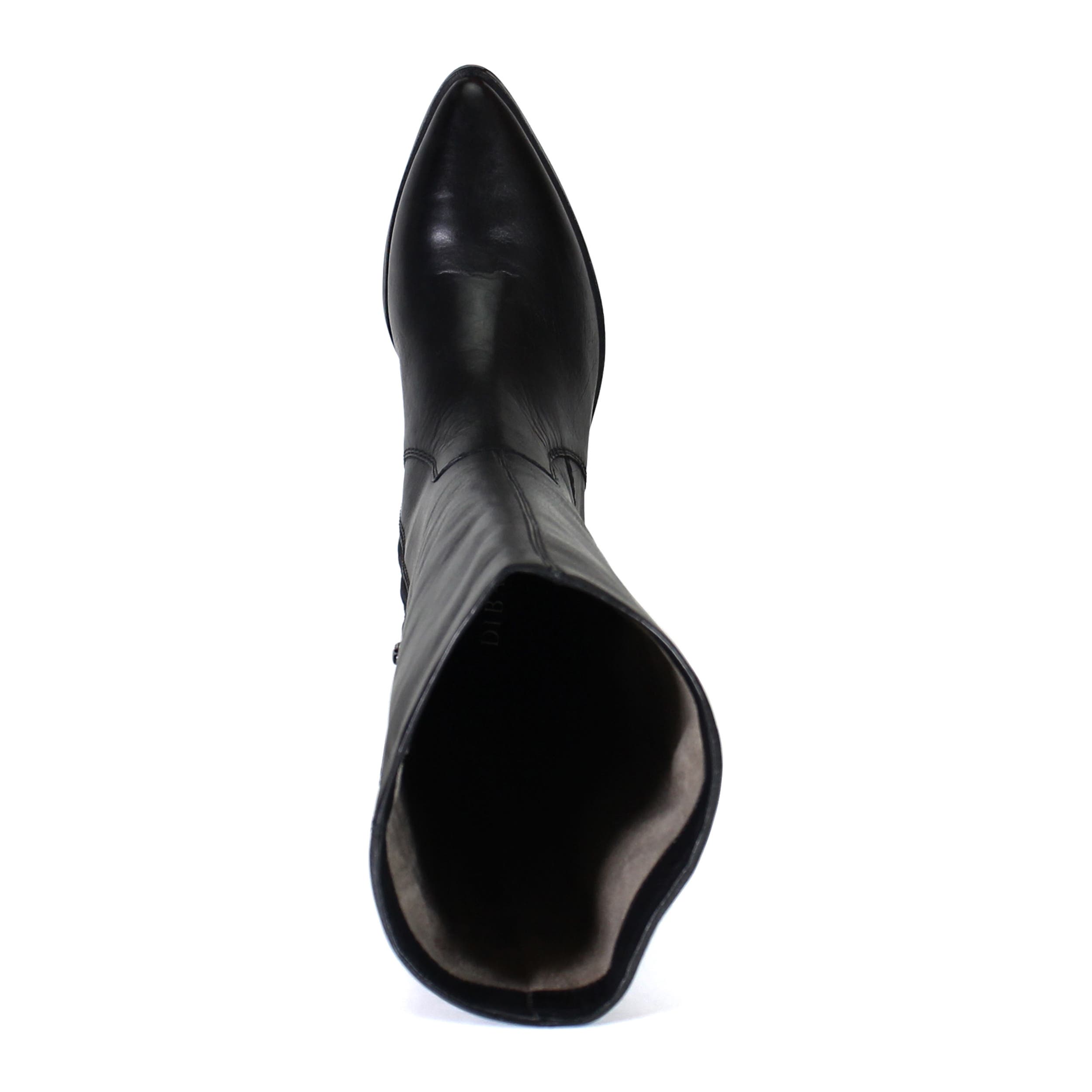 Diba True DIG ITAL Leather Sleek Tall Boot, Alternate, color, Black