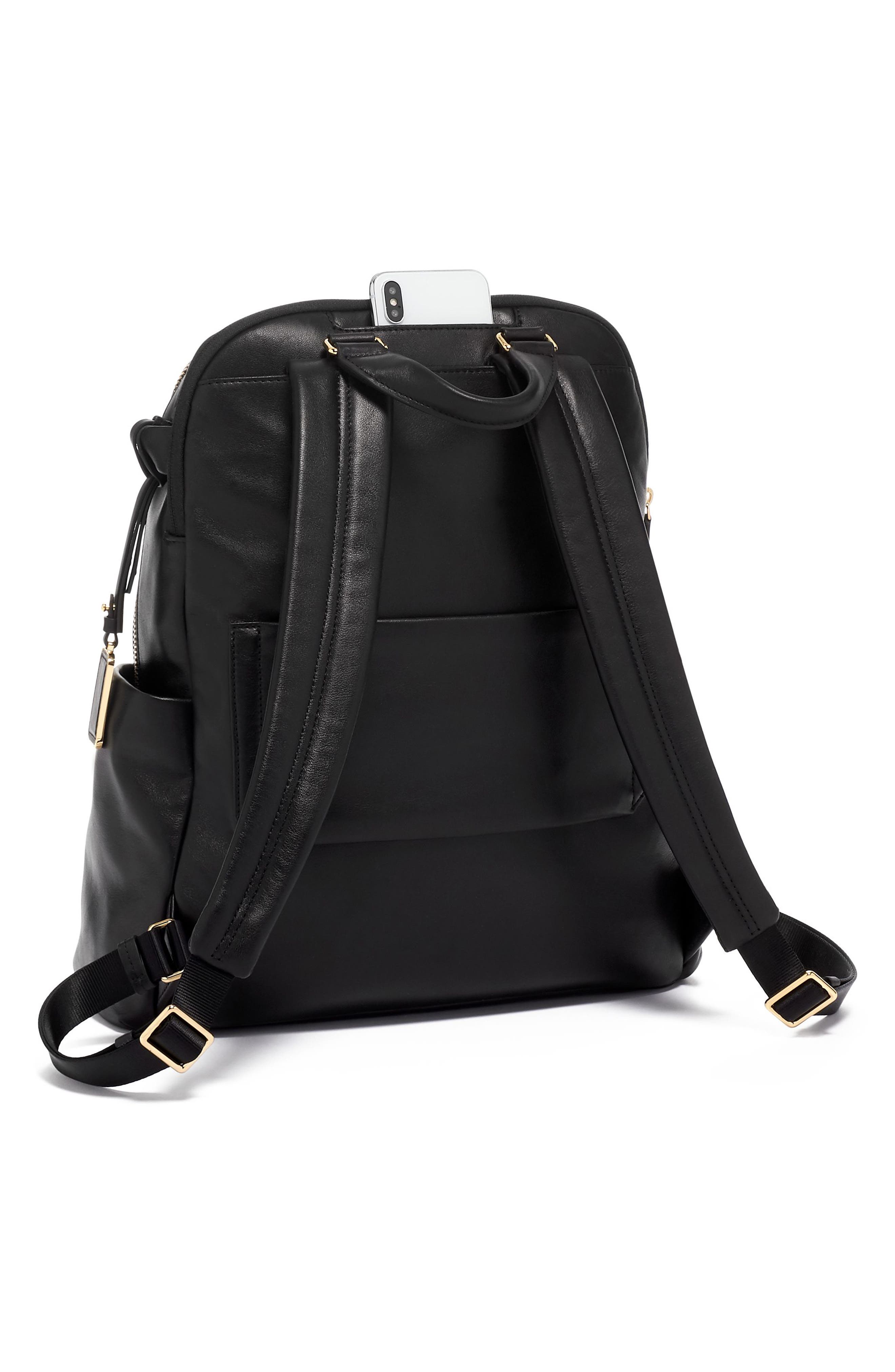 TUMI Ruby Leather Backpack, Alternate, color, 