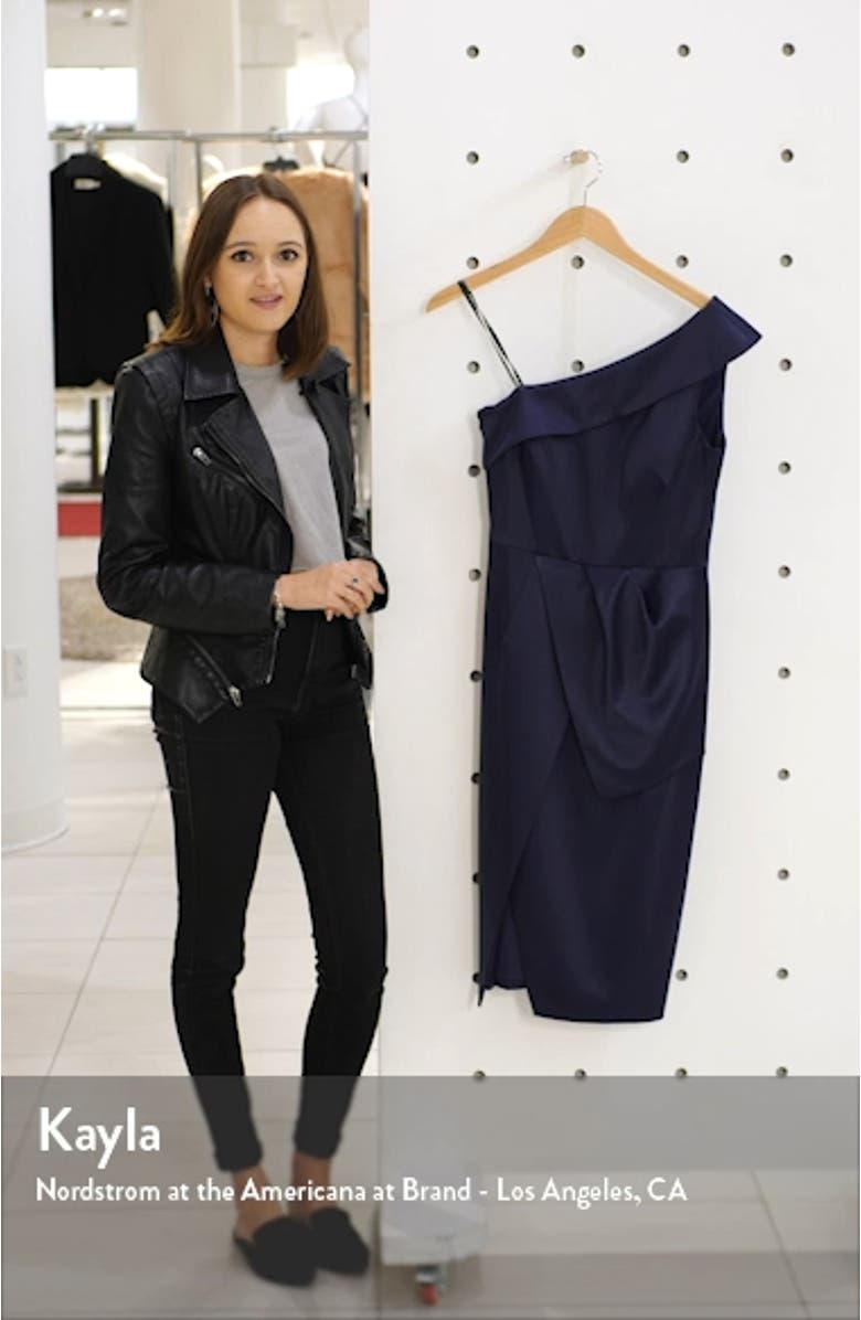 One-Shoulder Cocktail Dress, sales video thumbnail