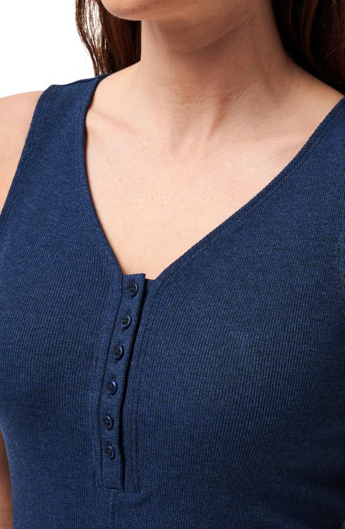 Travismathew Cloud Sunshine Rib Tank In Blue