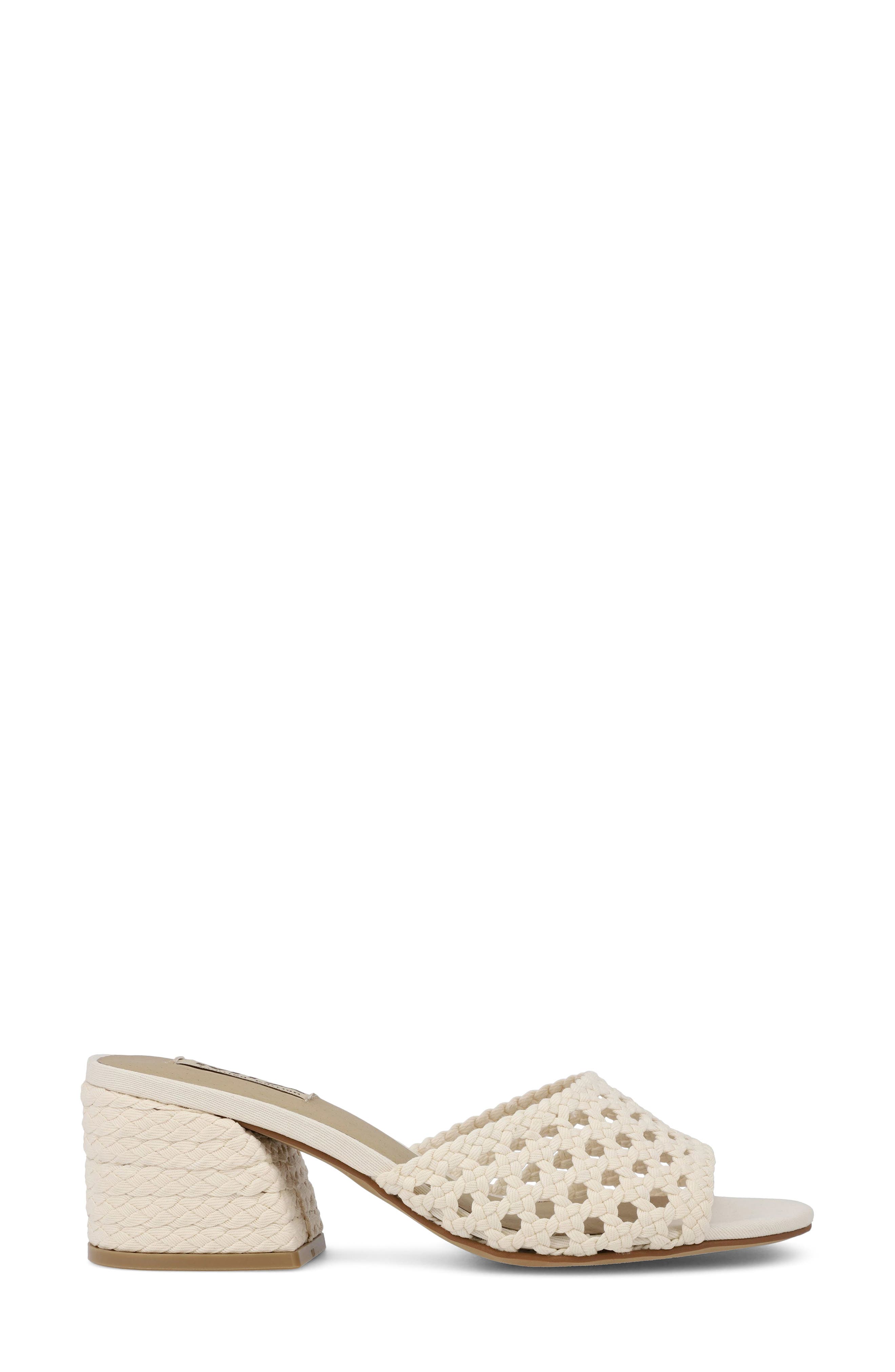 MIA Sahar Slide Sandal, Alternate, color, Bone Woven