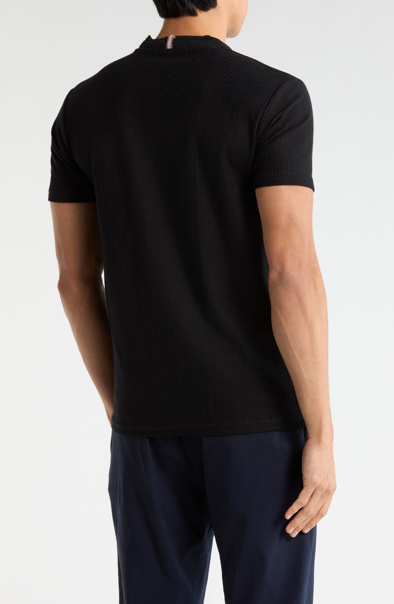 T.R. PREMIUM Textured Crew T-Shirt, Alternate, color, Black