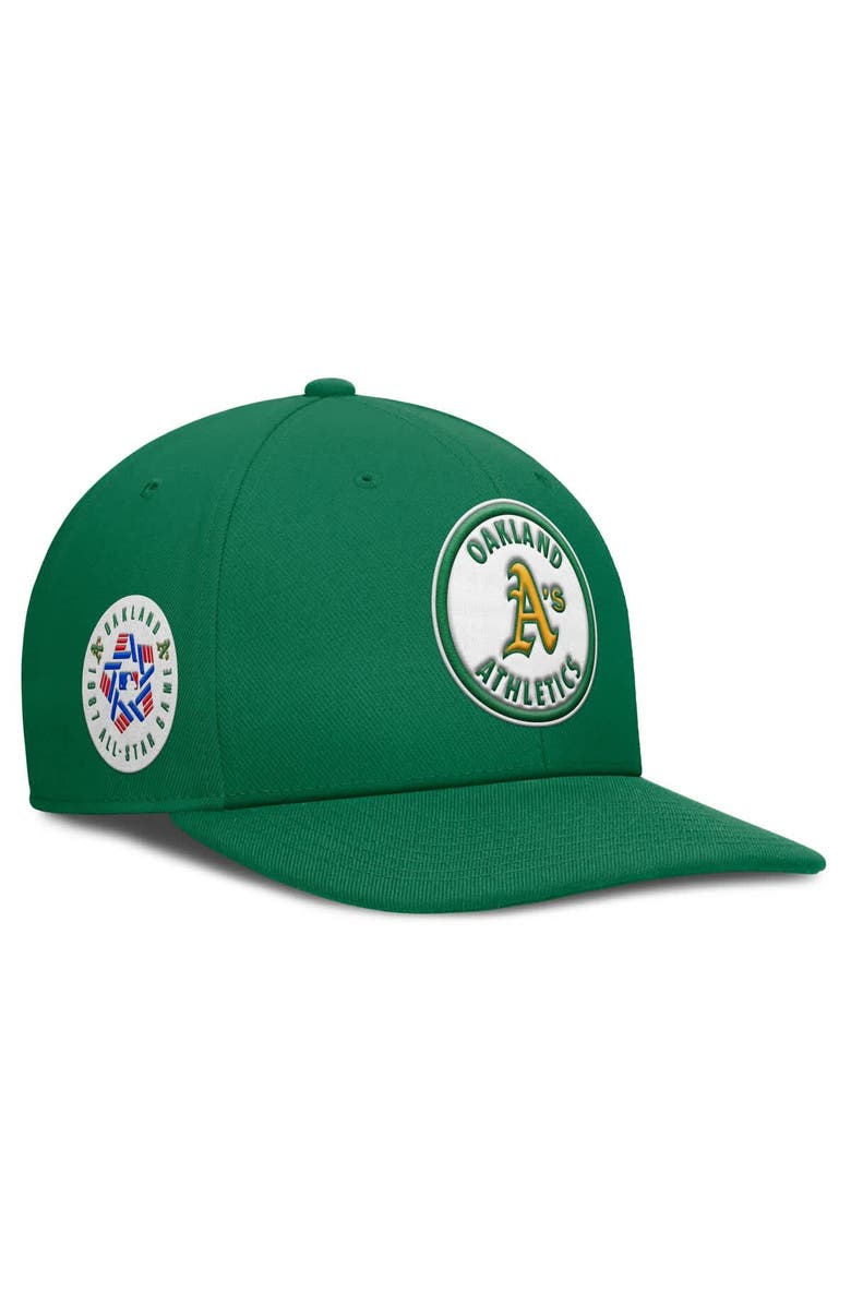 Nike Men's Nike Green Athletics Pro Performance Snapback Hat, Main, color, Green