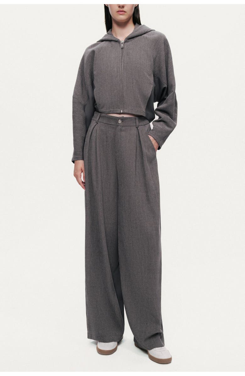 Nocturne High-Rise Tailored Pants, Main, color, Anthracite