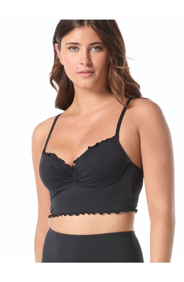 COCO REEF Lavish Crop Top, Alternate, color, Cast-Black