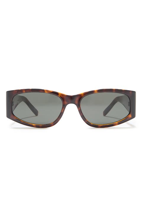 55mm Oval Sunglasses