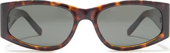 55mm Oval Sunglasses