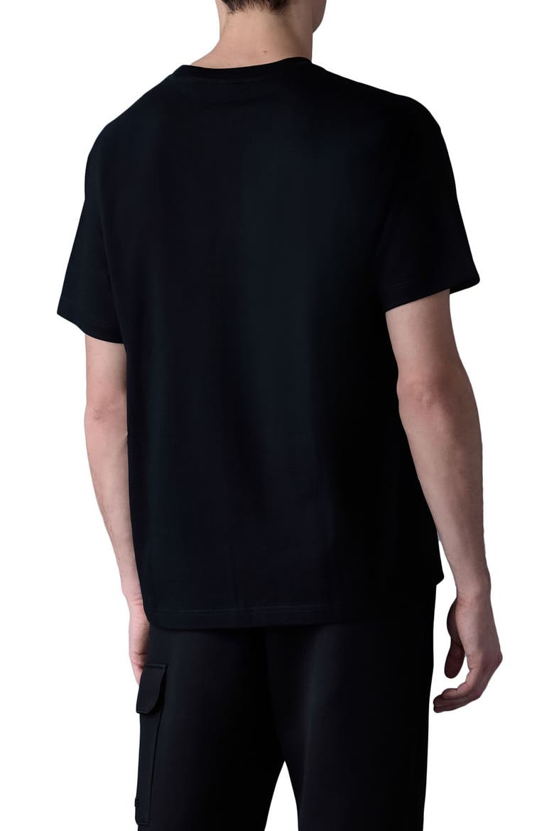 TEE-R Silicone Logo Organic Cotton T-Shirt, Alternate, color, BLACK