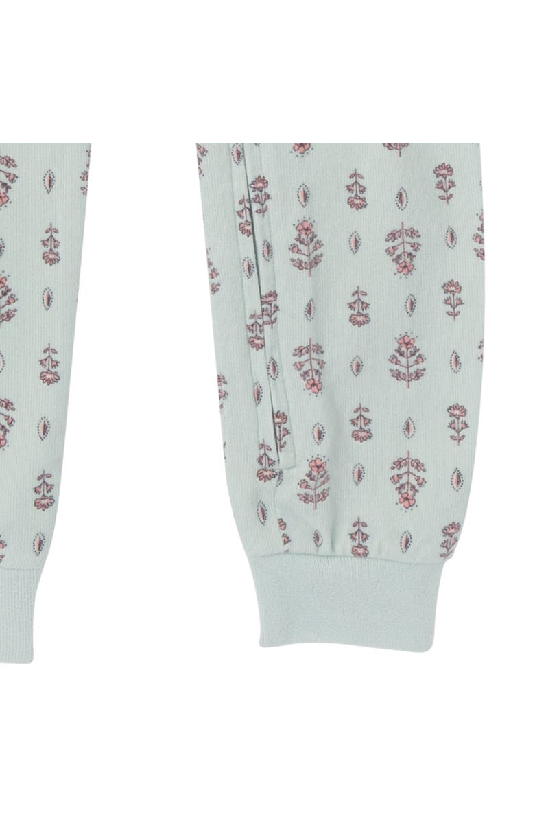 Modern Moments<sup>™</sup> by Gerber Hacci Comfort Unionsuit, Alternate, color, Light Green Fleur