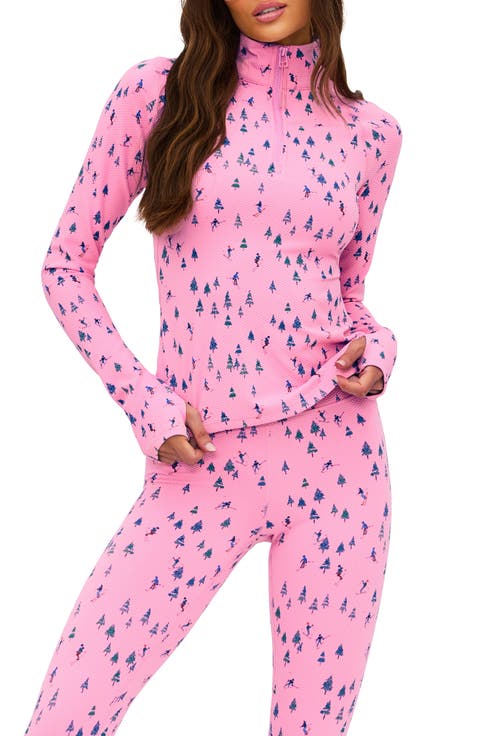 Kamara Print Half Zip Pullover