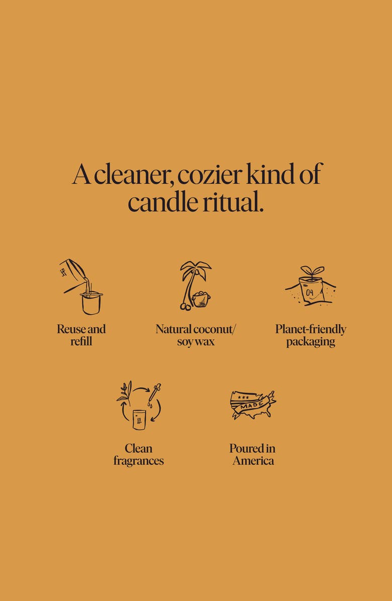 SIBLINGS Last Picked Pumpkin Candle Refill, Alternate, color, White