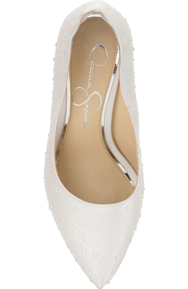 Jessica Simpson Wayva Pointed Toe Pump, Alternate, color, White Wayva