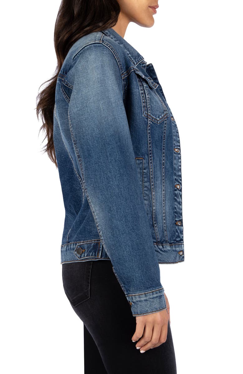 KUT from the Kloth Emma Boyfriend Denim Jacket, Alternate, color, 