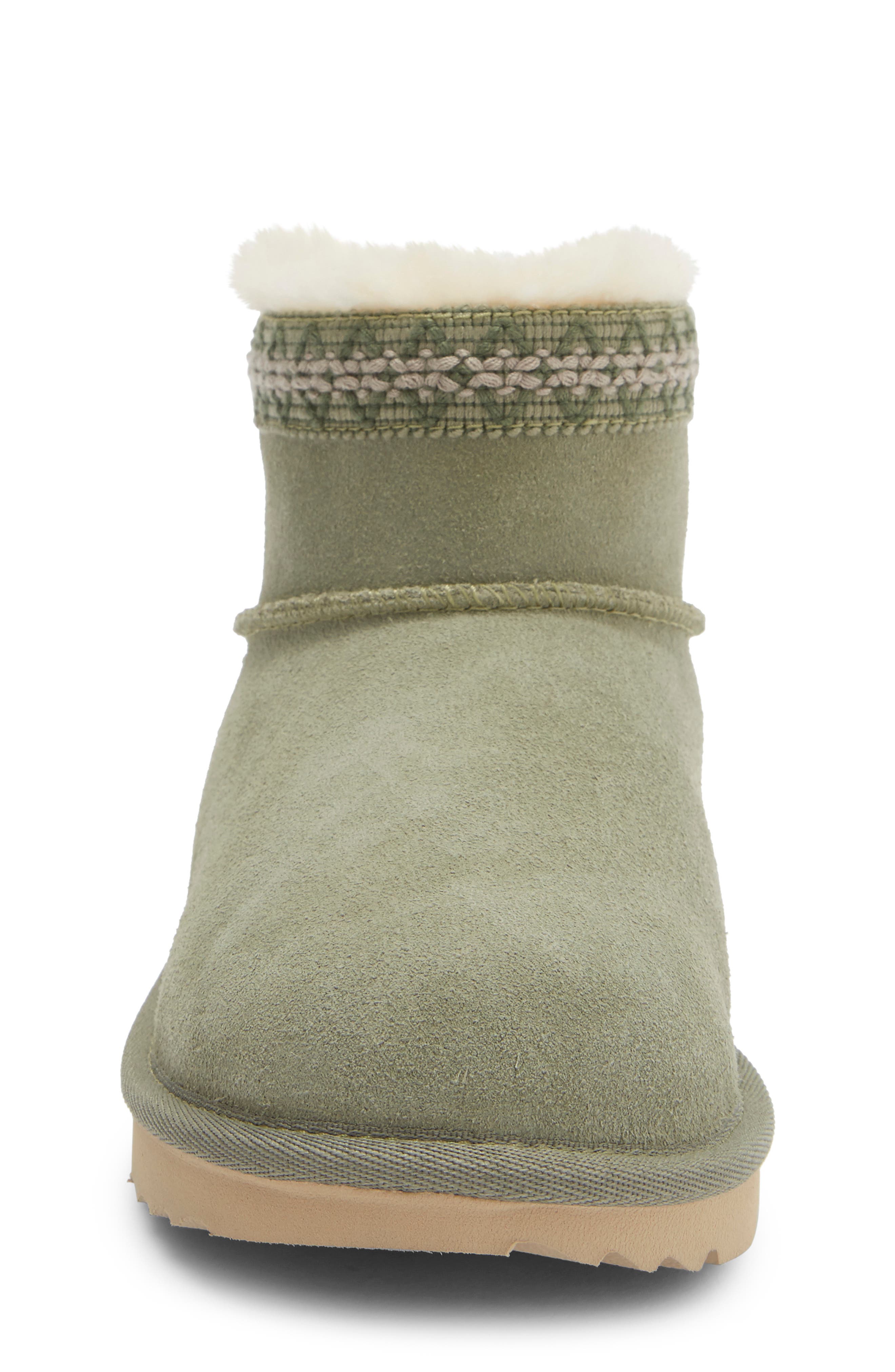 Kids' Classic Ultra Mini Tasly Genuine Shearling Boot, Alternate, color, SHADED CLOVER