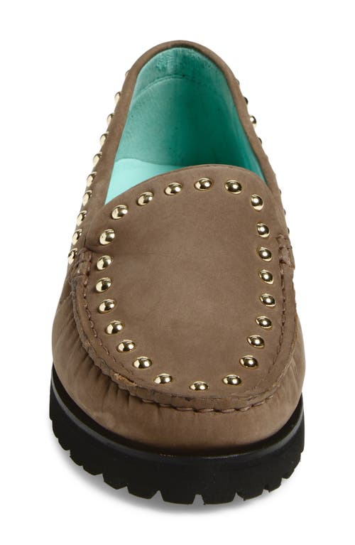 Robert Zur Diane Stud Loafer In Brown