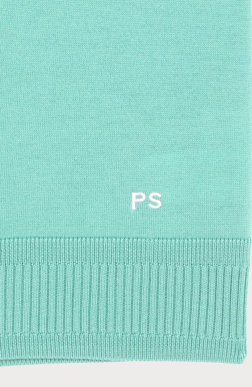 Ps By Paul Smith Ps Paul Smith Merino Wool Half-zip Sweater In Green