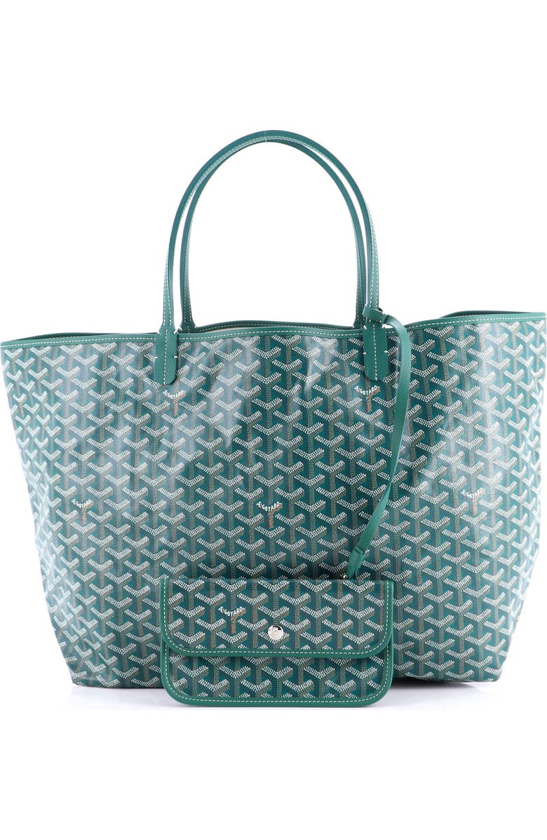 Pre-Owned Goyard Saint Louis Tote Coated Canvas GM, Alternate, color, Green