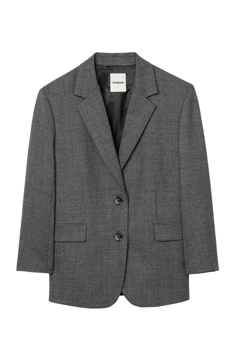 SANDRO Suit jacket, Alternate, color, Light Grey