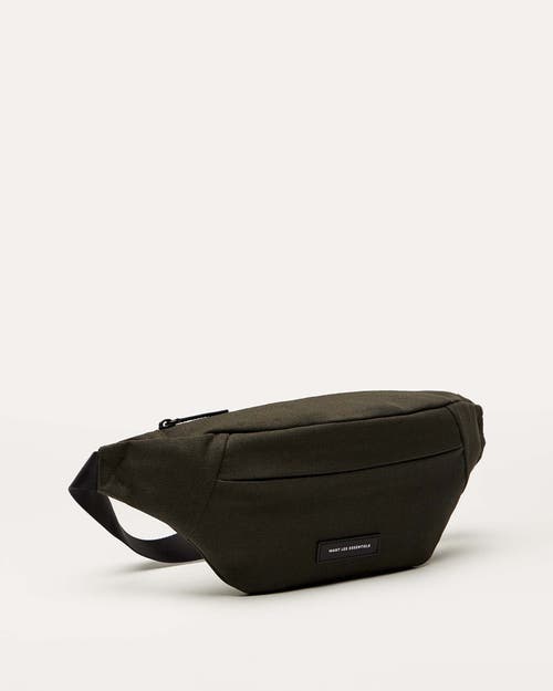 Want Les Essentiels De La Vie Want Les Essentiels Atlin Organic Cotton Canvas Belt Bag In Green