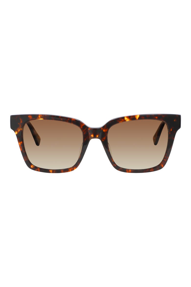 harlow 55mm polarized gradient square sunglasses, Main, color, 02IK-LA