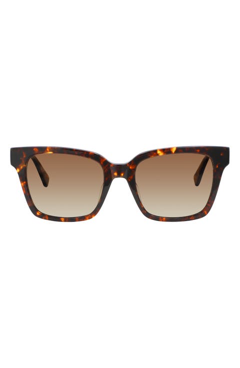 harlow 55mm polarized gradient square sunglasses