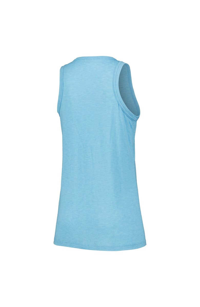 SOFT AS A GRAPE Women's Soft as a Grape Powder Blue Toronto Blue Jays Gauze High Neck Tank Top, Alternate, color, Powder Blue
