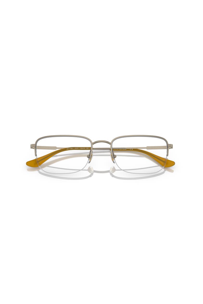 55mm Rectangle optical glasses, Alternate, color, Gold