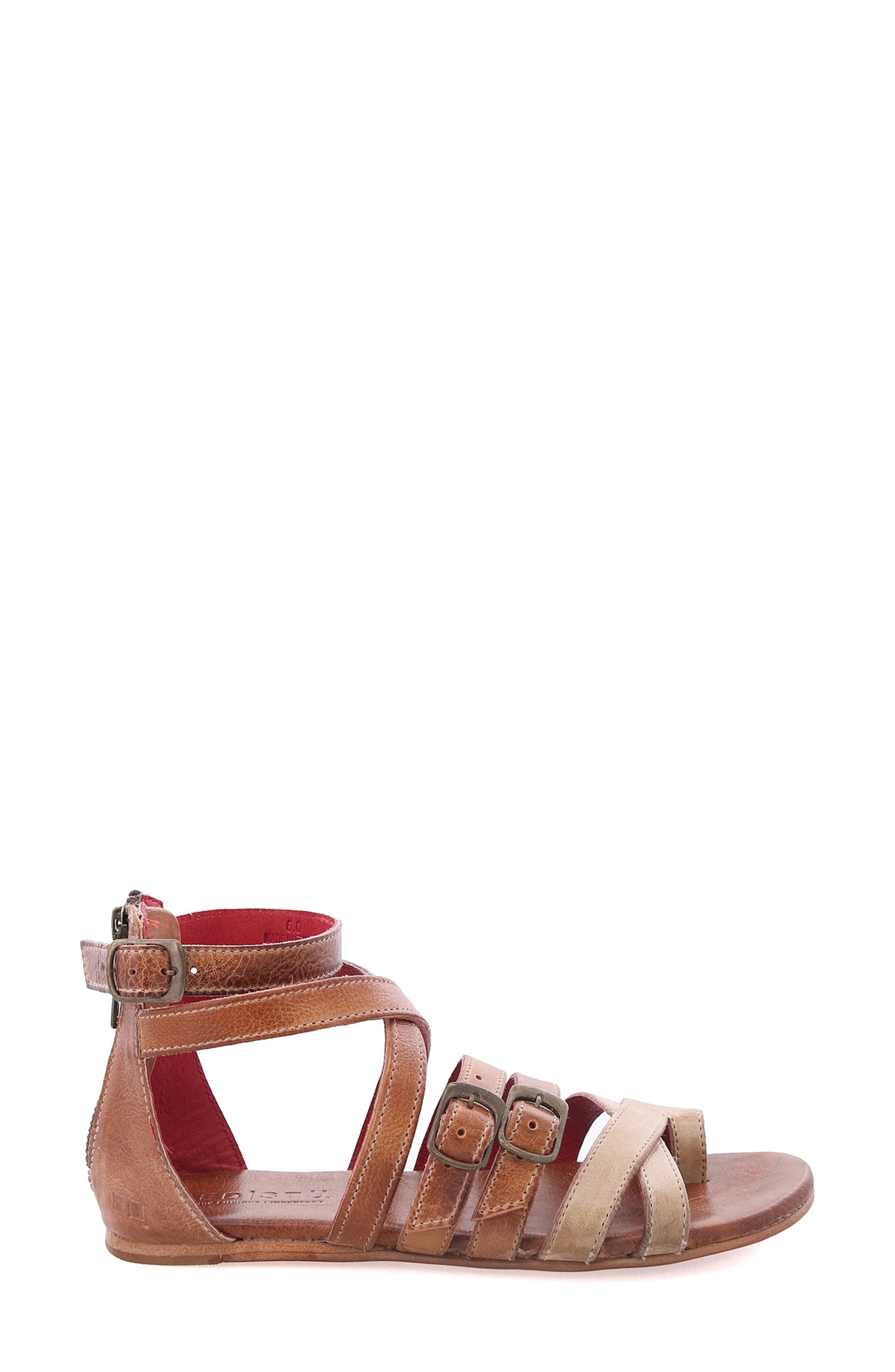 Miya Gladiator Sandal, Alternate, color, CAFE LATTE RUSTIC