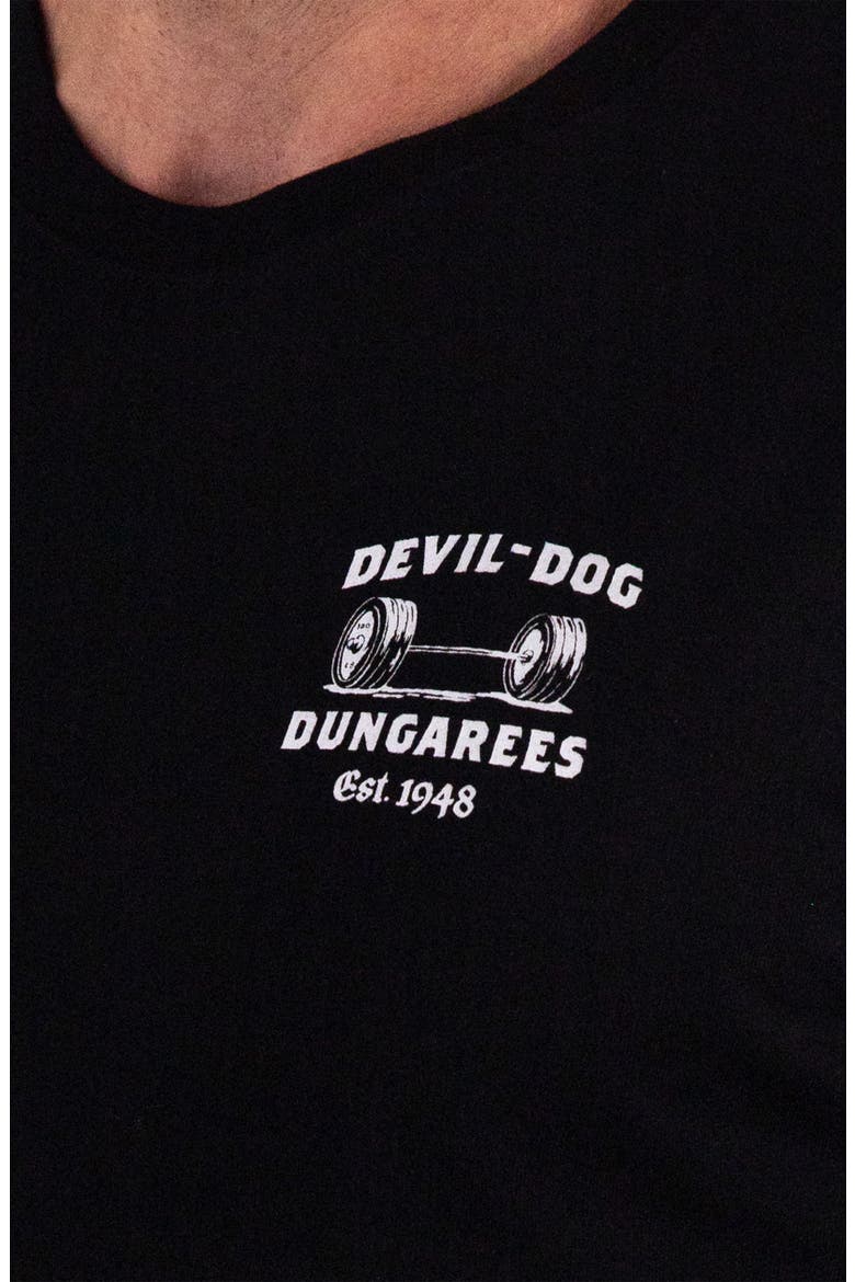 Cotton Blend Graphic T-Shirt, Alternate, color, BLACK