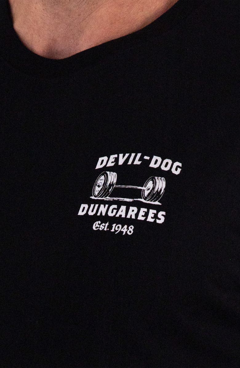 Devil-Dog Dungarees Cotton Blend Graphic T-Shirt, Alternate, color, 