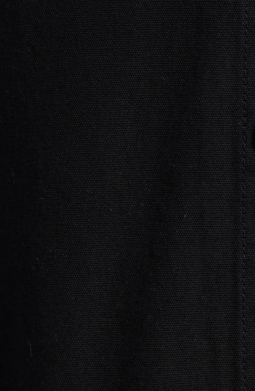 Service Works Organic Cotton Corduroy Button-up Chore Coat In Black
