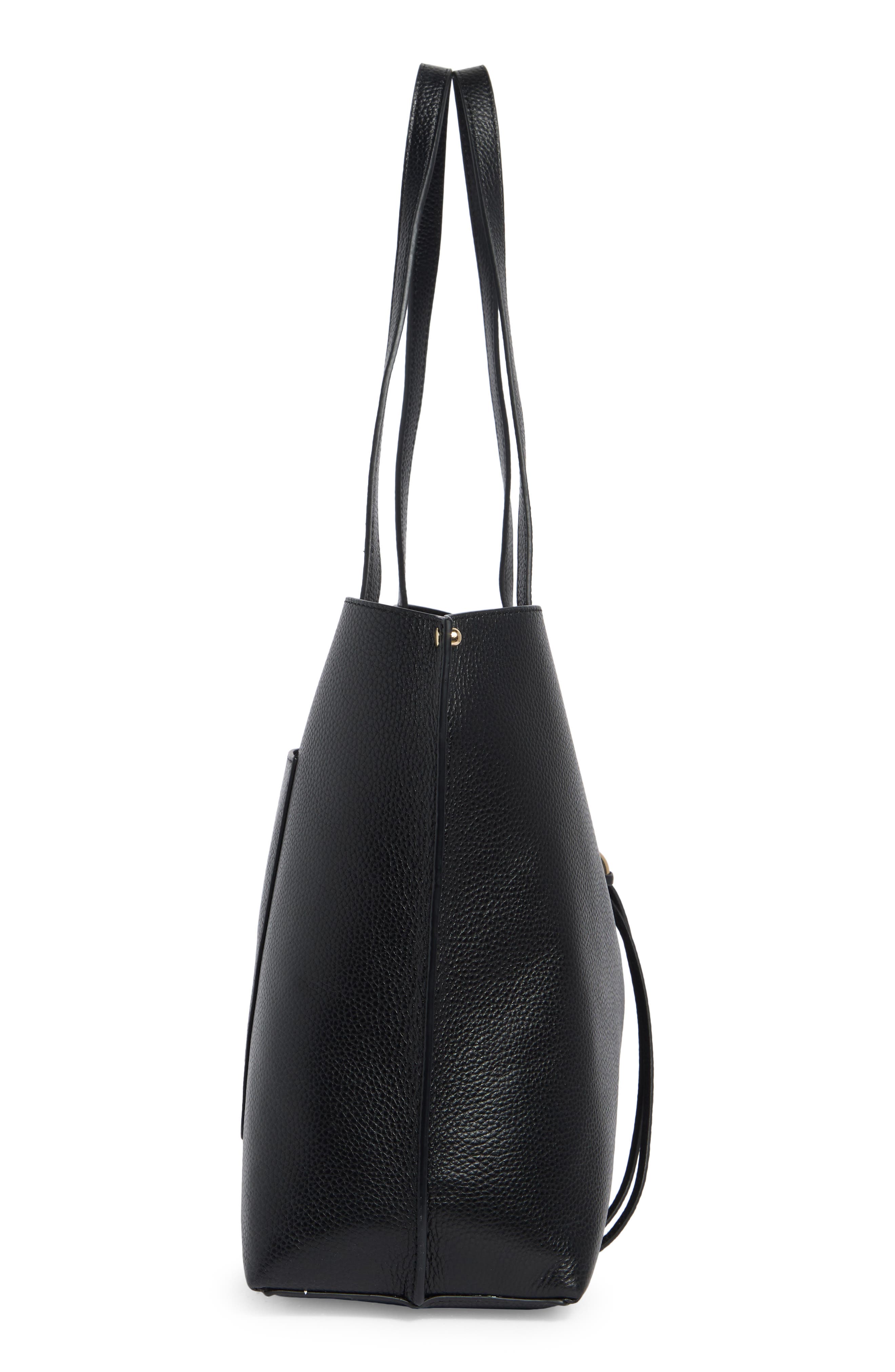 Rebecca Minkoff Megan Clip Tote Bag, Alternate, color, Black