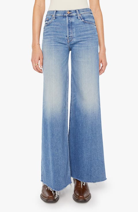 The Tomcat Swisher Sneak Frayed Wide Leg Jeans (Poppin Wheelies)