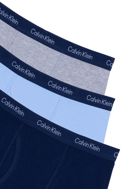 Calvin Klein Kids' Assorted 3-pack Stretch Cotton Boxer Briefs In Multi