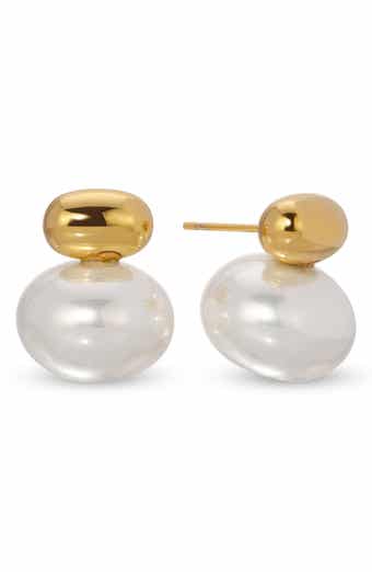 EYE CANDY LOS ANGELES Maria Imitation Pearl Stud Earrings
