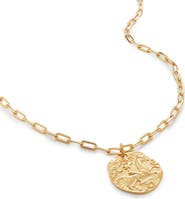 Monica Vinader Goddess Coin Pendant Necklace