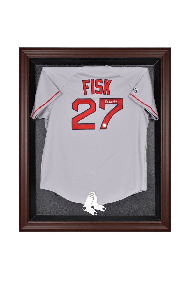Boston Red Sox Brown Framed Logo Jersey Display Case, Main, color, Brown